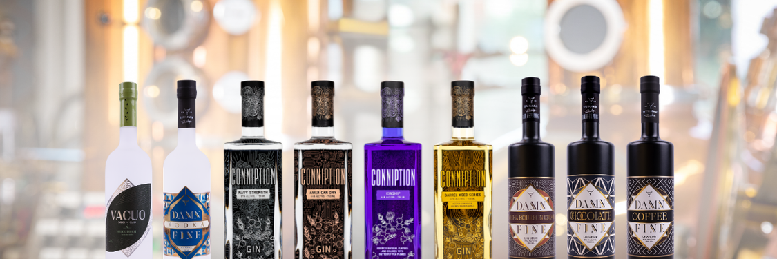 Durham Distillery bottles arranged for local pickup