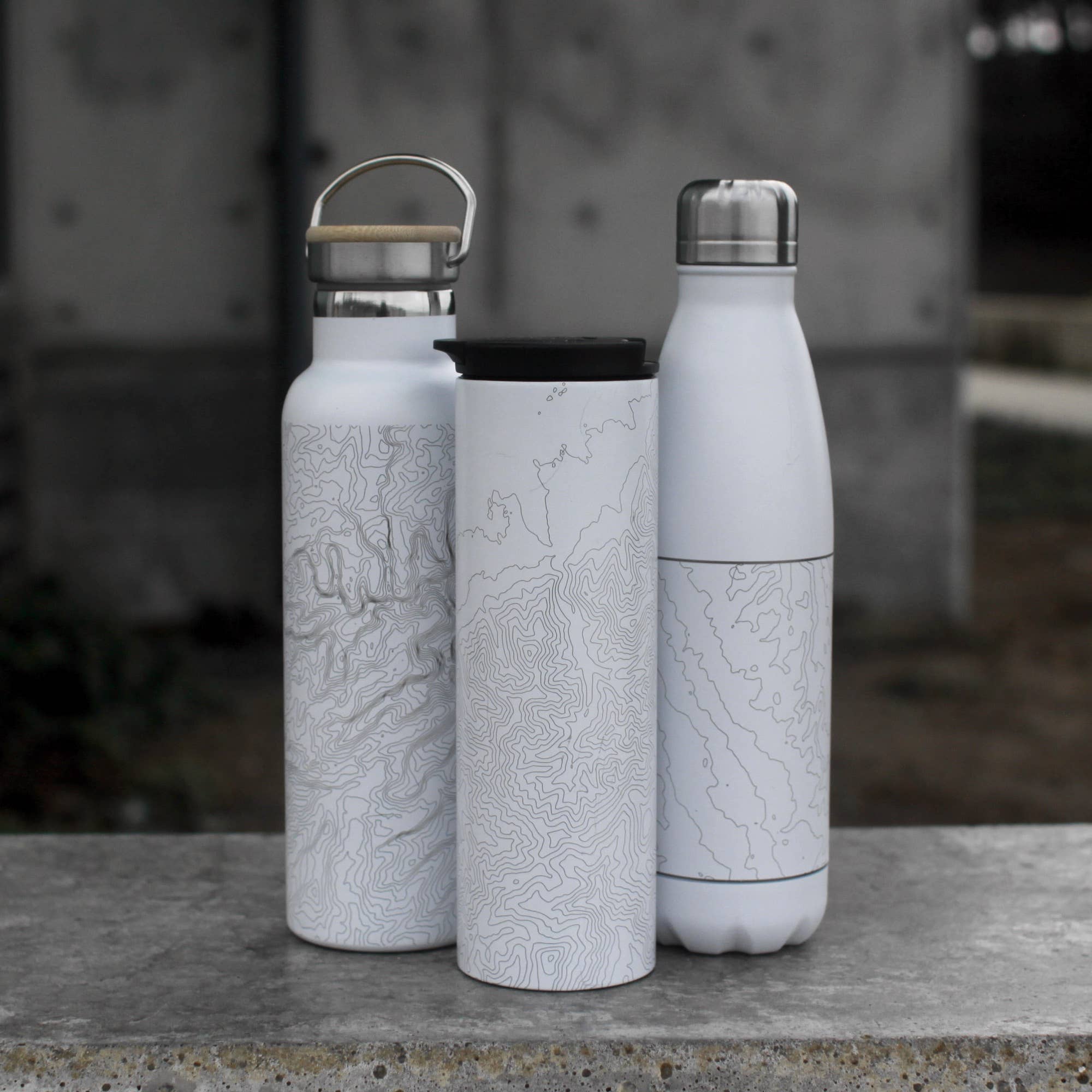 Durham NC Map Tumbler in Matte White - Durham DistilleryJACE.design