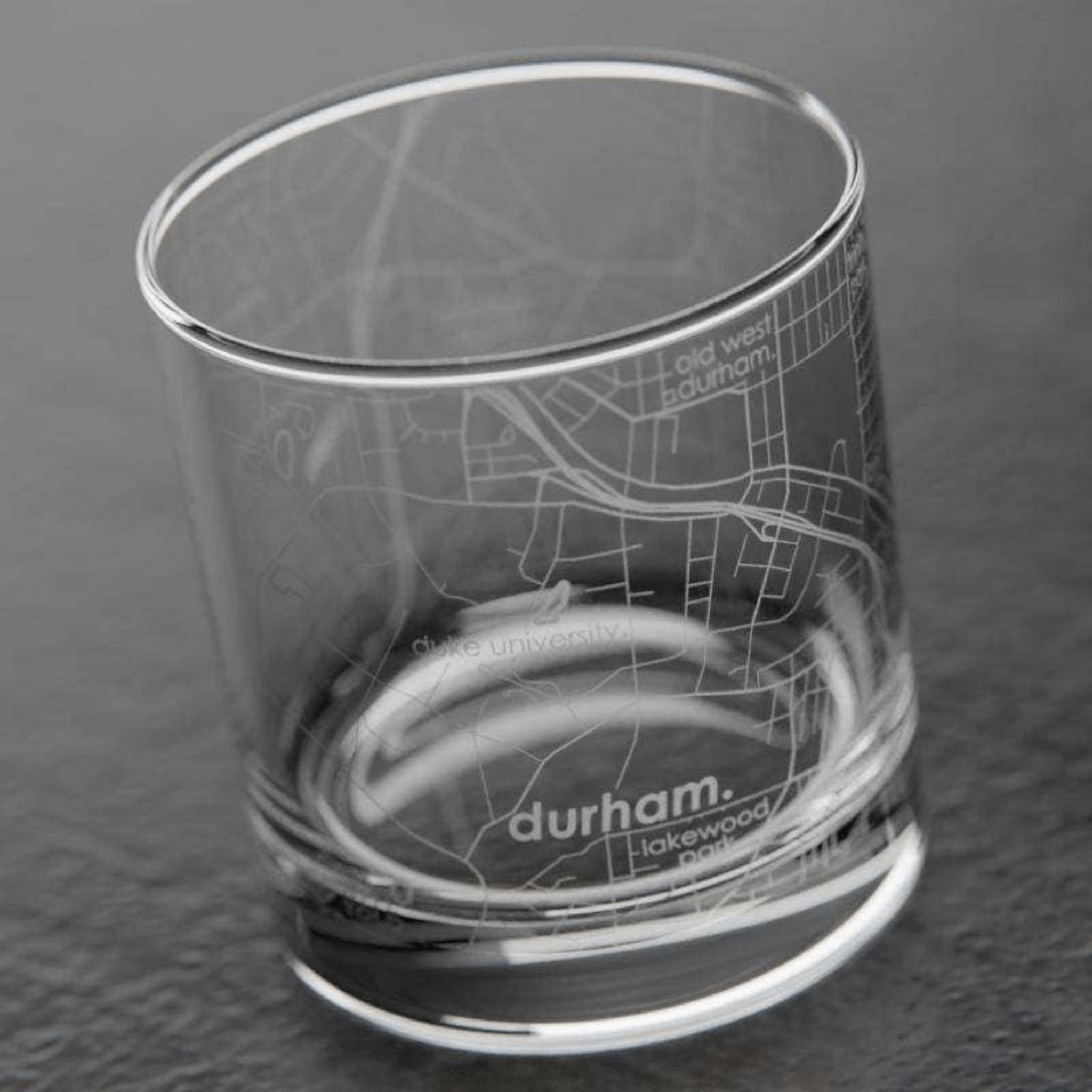 Durham Rocks Old Fashioned Glass Durham Distillery