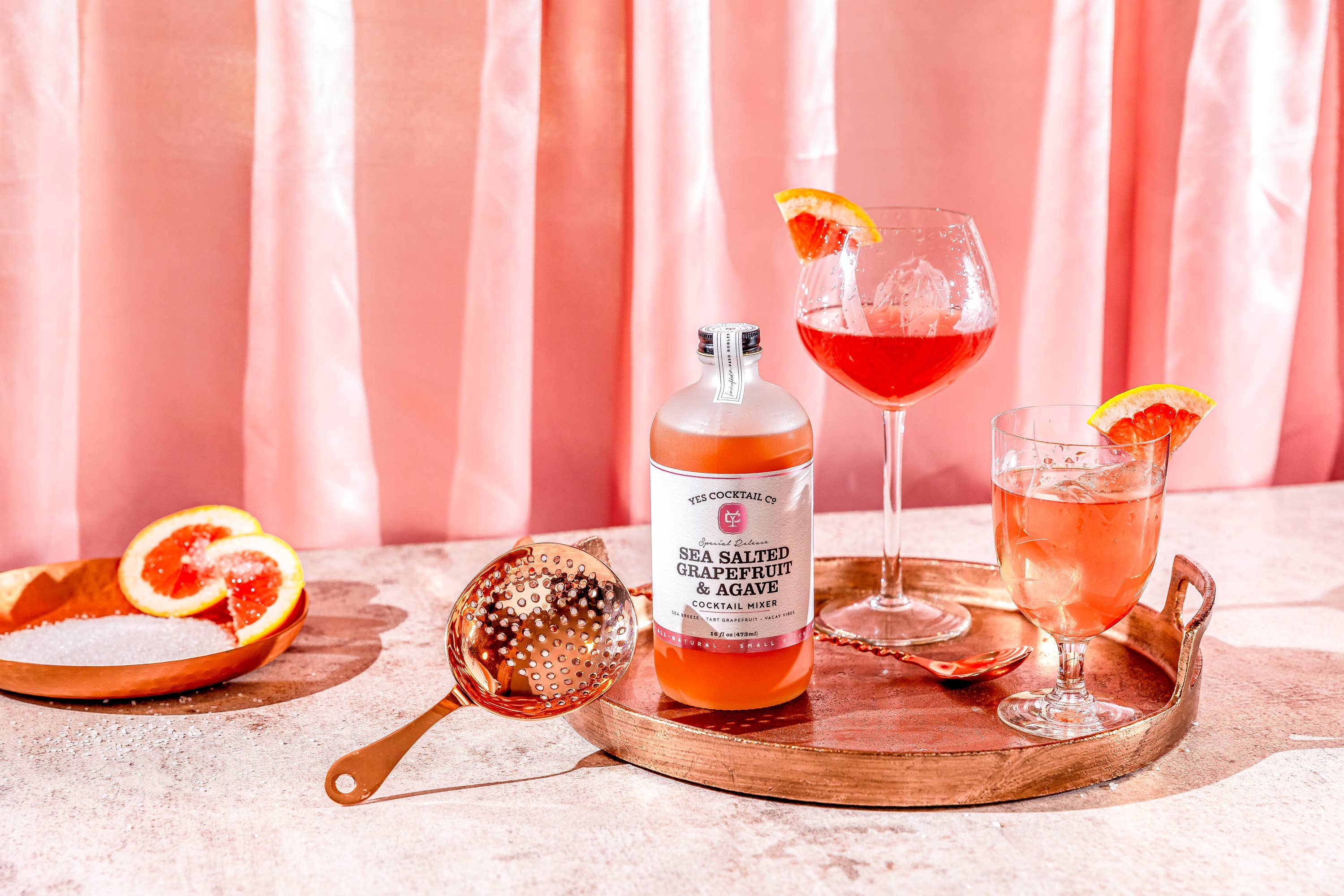 Sea Salted Grapefruit &amp; Agave Cocktail Mixer