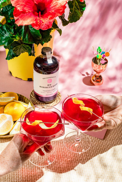 Hibiscus Rose Cocktail Mixer: SPRING SEASONAL