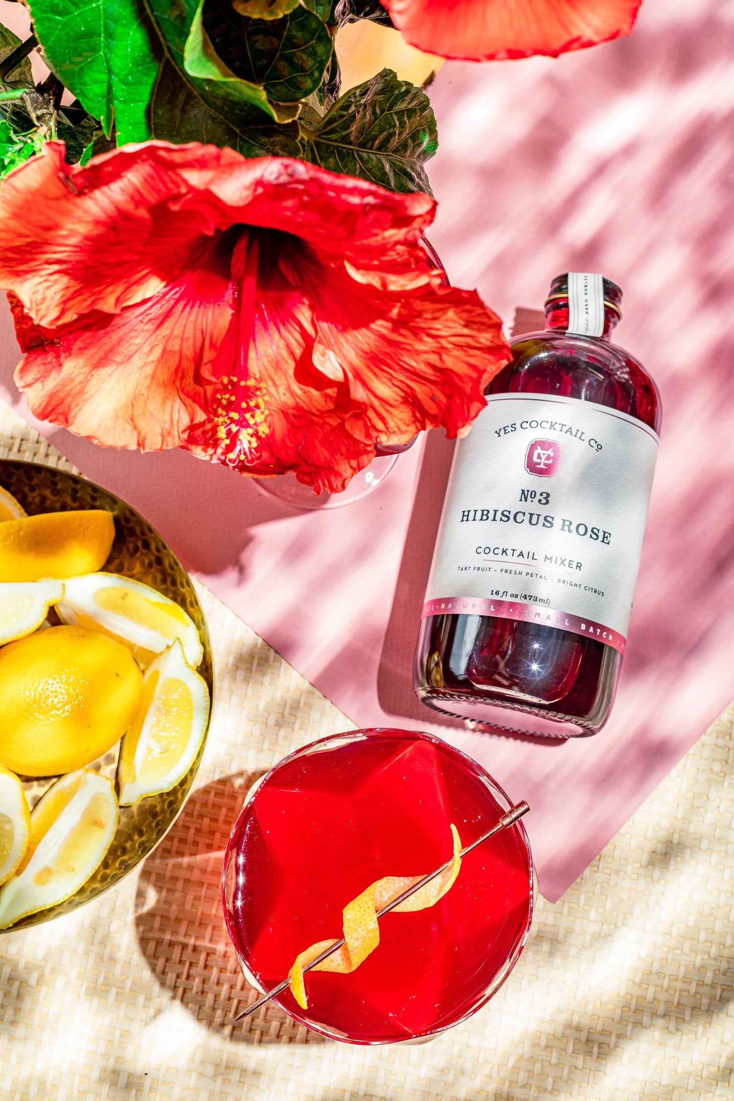 Hibiscus Rose Cocktail Mixer: SPRING SEASONAL