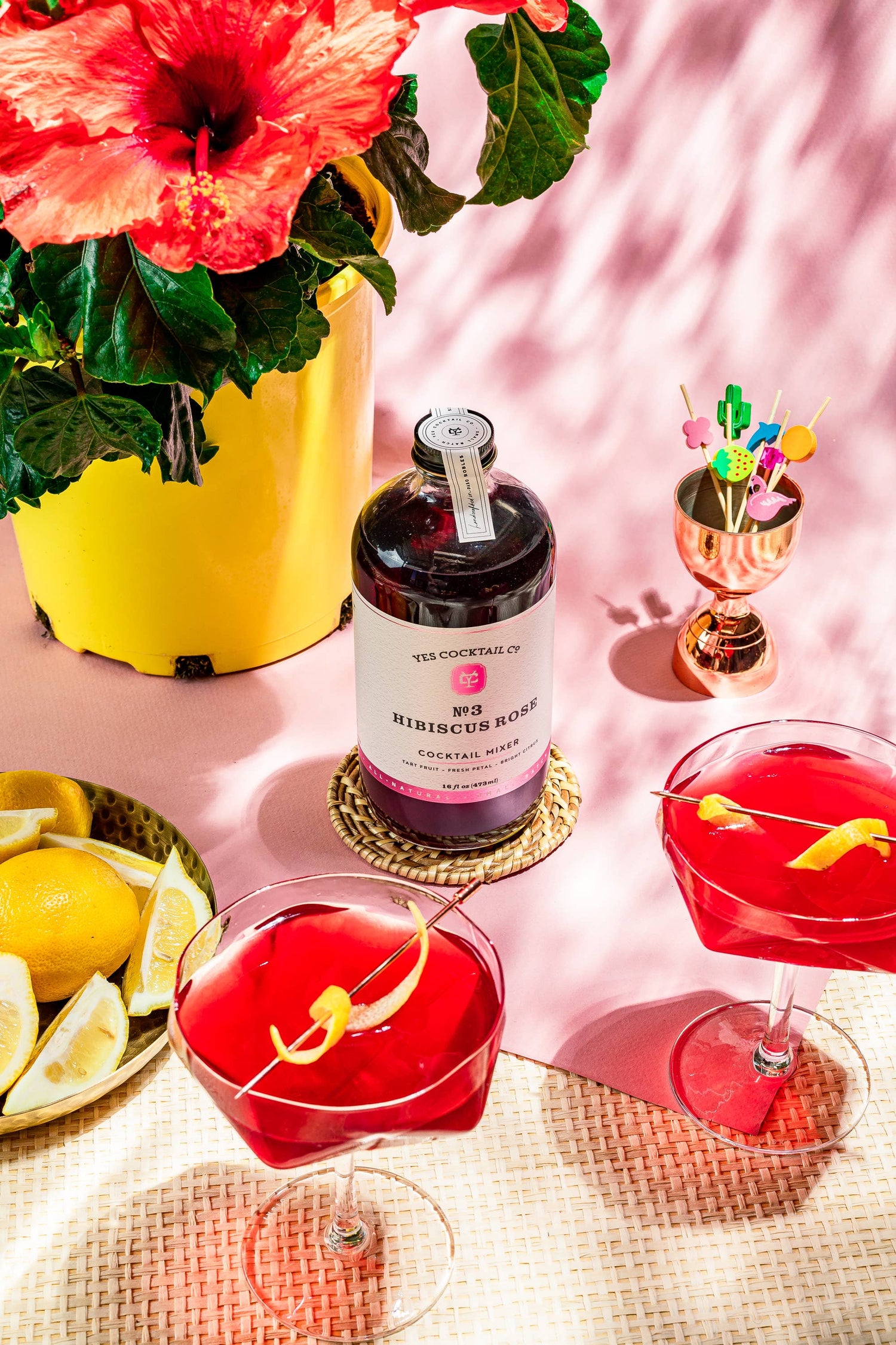 Hibiscus Rose Cocktail Mixer: SPRING SEASONAL