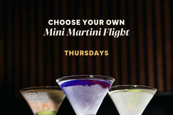 Choose Your Own Mini Martini Flight at Conniption Bar & Lounge in Durham, NC