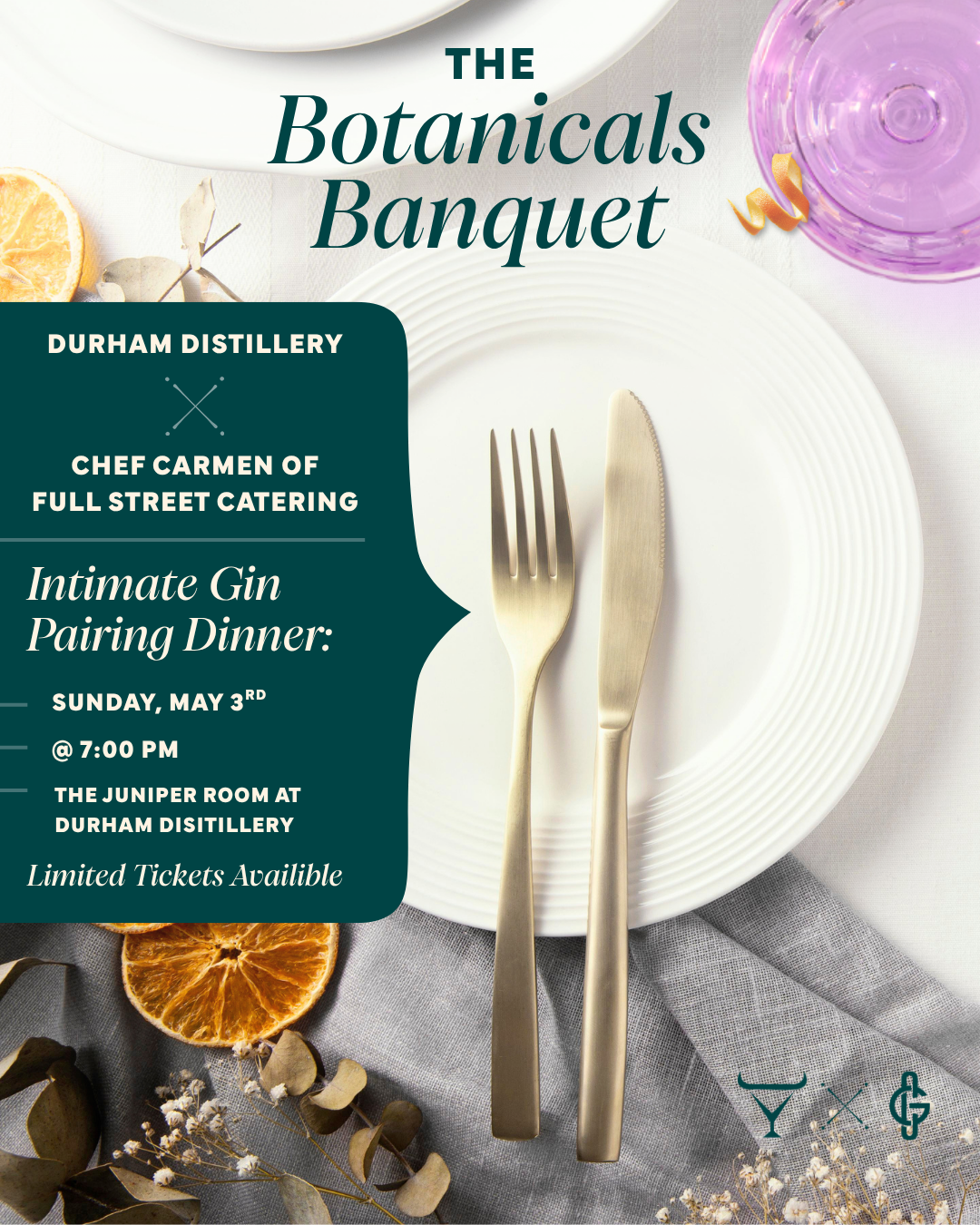 The Juniper Room: Spring Dinner "The Botanicals Banquet"
