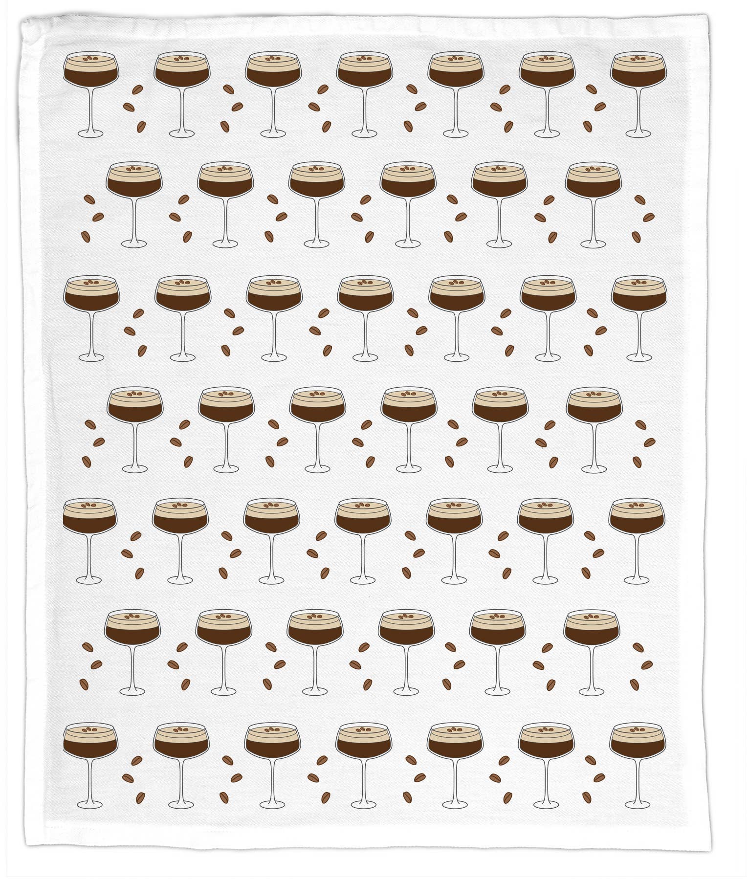 Espresso Martinis, Organic Cotton Tea Towel