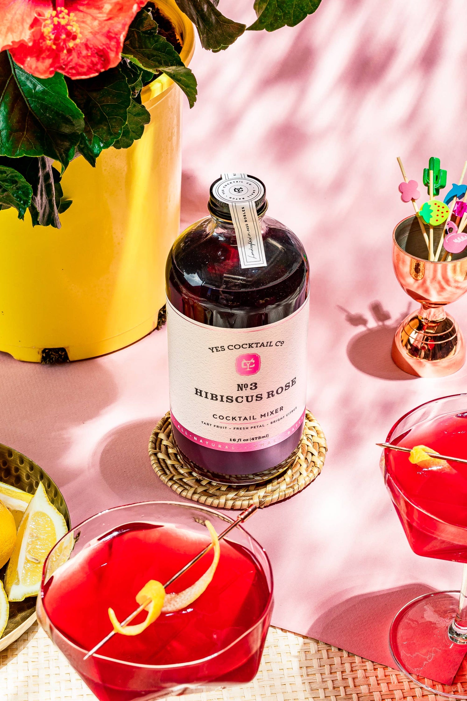 Hibiscus Rose Cocktail Mixer: SPRING SEASONAL