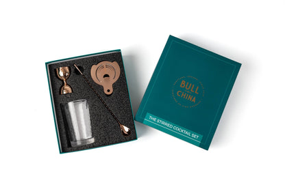 Bull in China Stirred Cocktail Set: Rainbow Chrome - Durham DistilleryCocktail Shakers &amp; ToolsBull in China