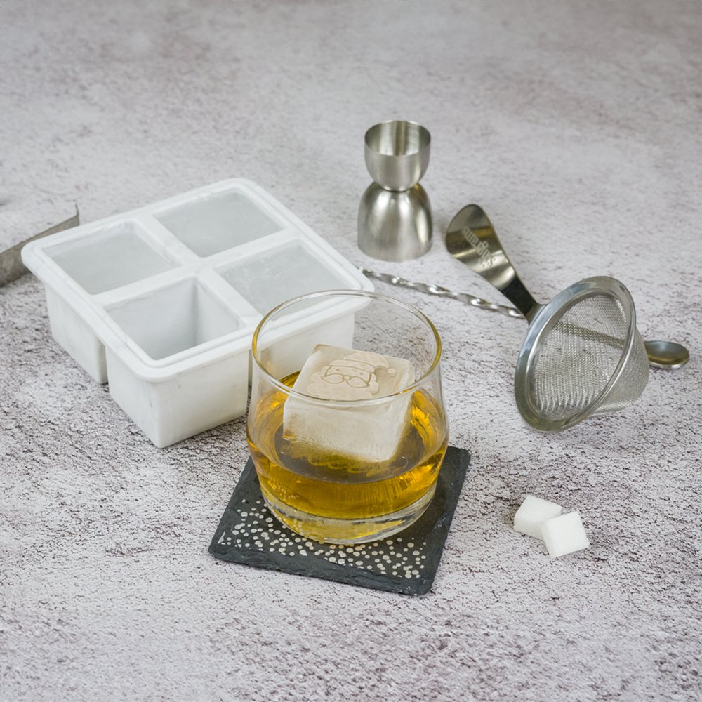 Christmas Ice Cube Tray by Siligrams - Durham DistilleryCocktail Shakers &amp; ToolsSiligrams