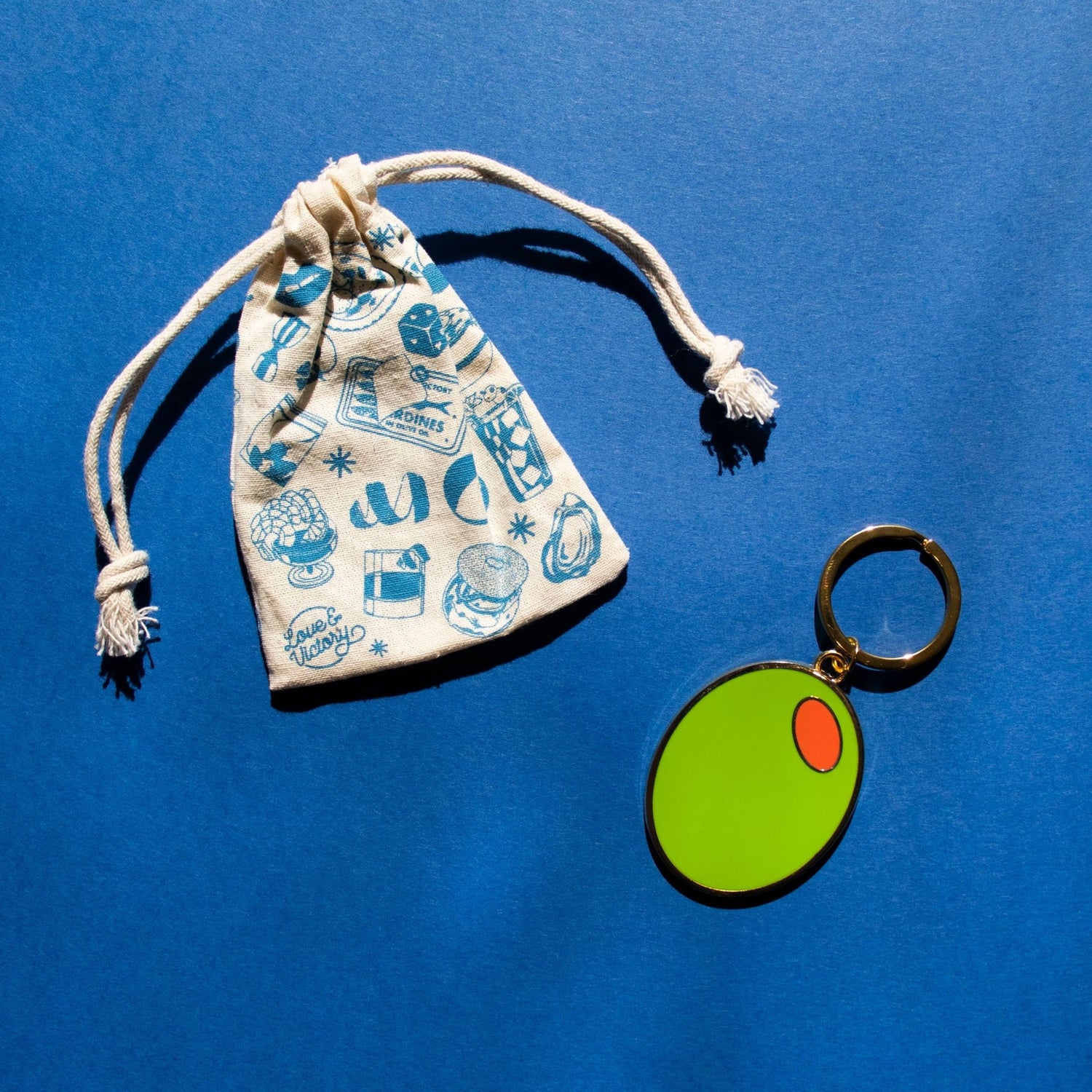 Olive Keychain - Durham DistilleryRetailLove &amp; Victory