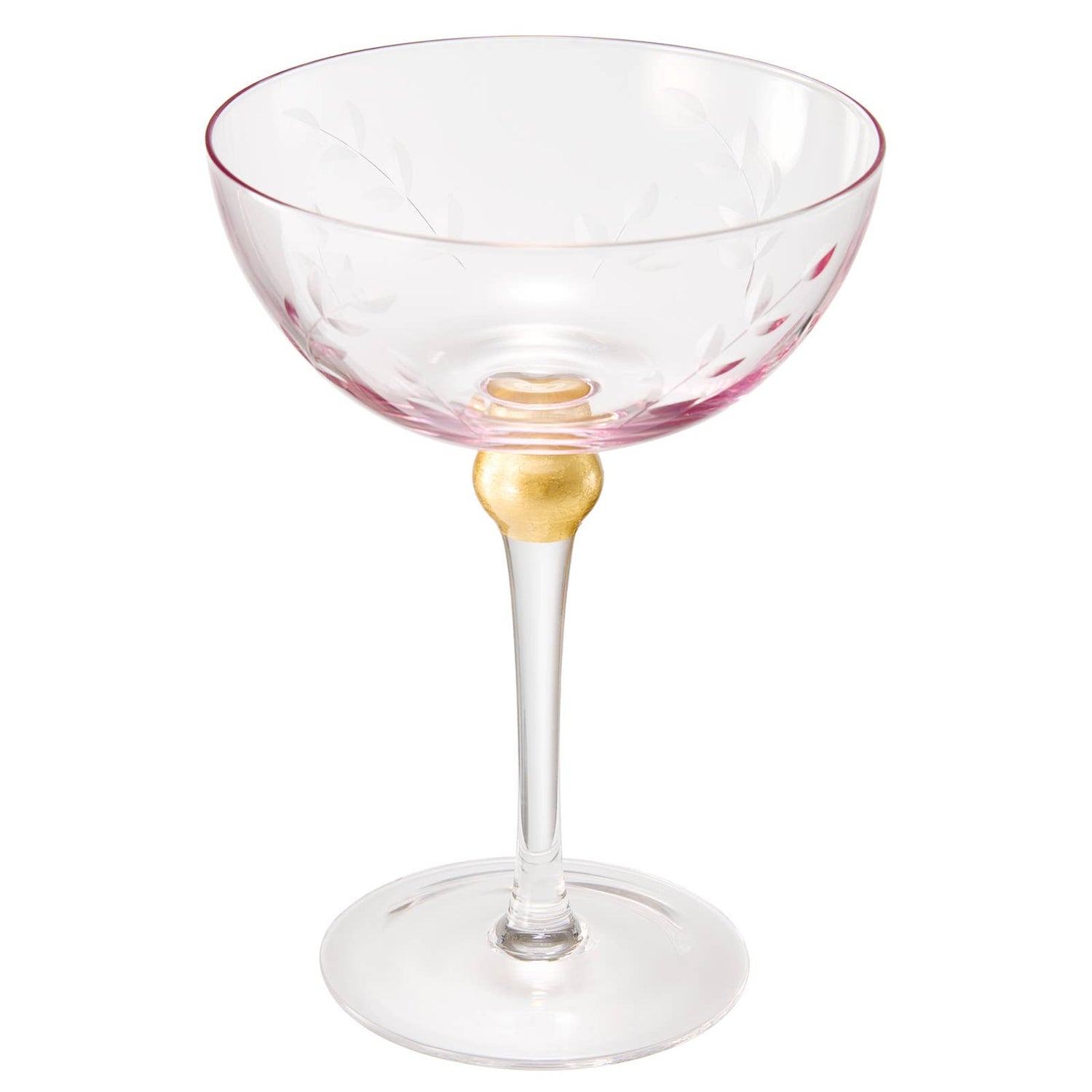 Pallo Tinted Colored Coupe Art Deco Glasses | Set of 4 | 8oz - Durham DistilleryCocktail GlasswareThe Wine Savant / Khen Glassware