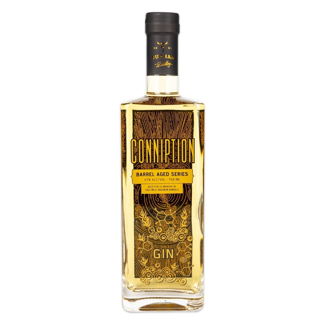 Shop for Pickup Conniption Barrel Aged Gin 2024 Release - Durham DistillerySpiritsDurham Distillery