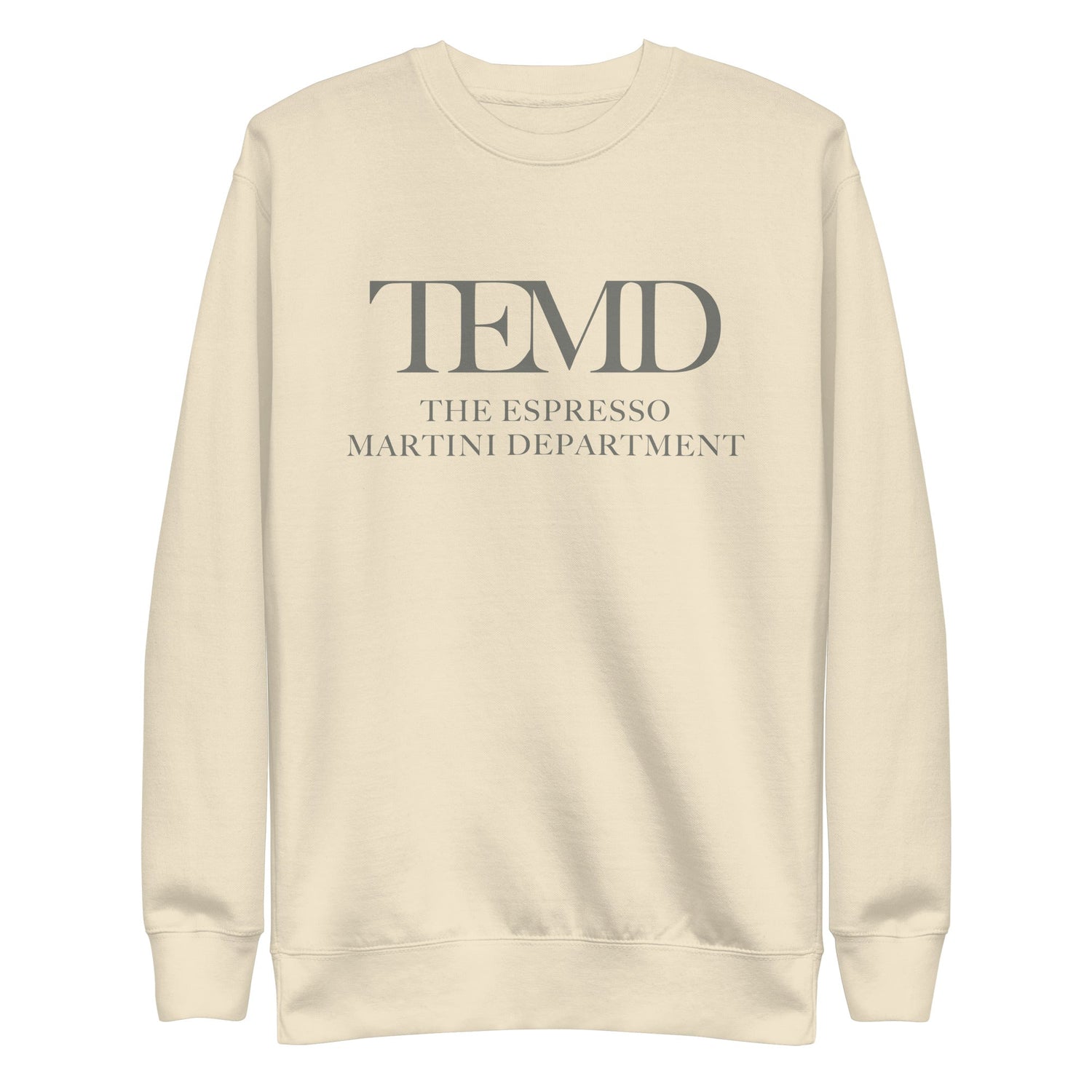 (TEMD) The Espresso Martini Department Long Sleeve T-Shirt - Durham DistilleryDurham Distillery