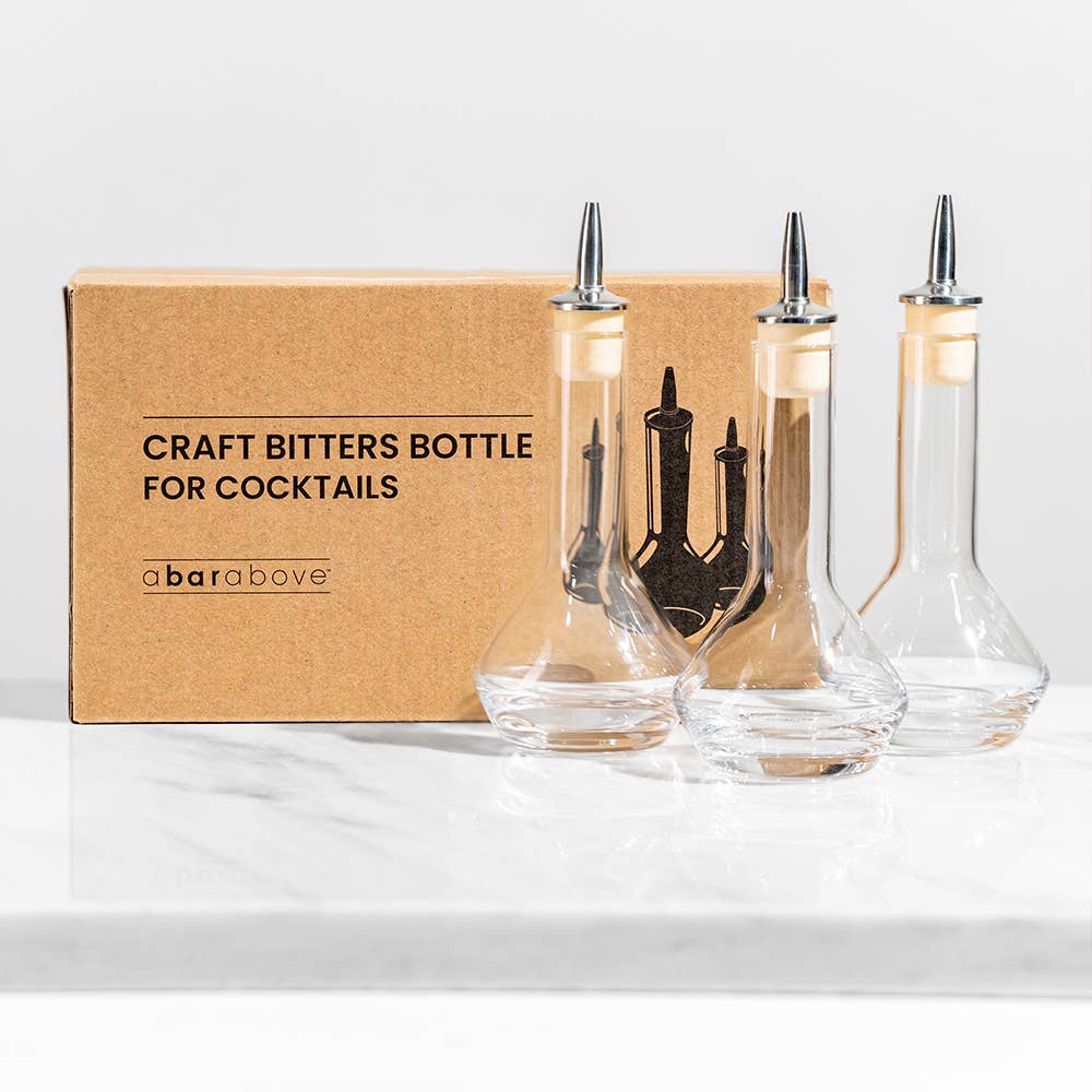 Bitters Bottles: 1.7 Ounce / 3 Pack - Durham DistilleryA Bar Above