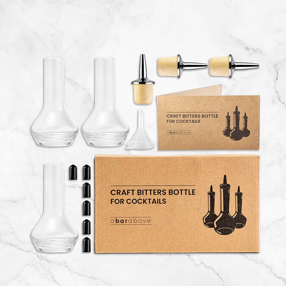 Bitters Bottles: 1.7 Ounce / 3 Pack - Durham DistilleryA Bar Above