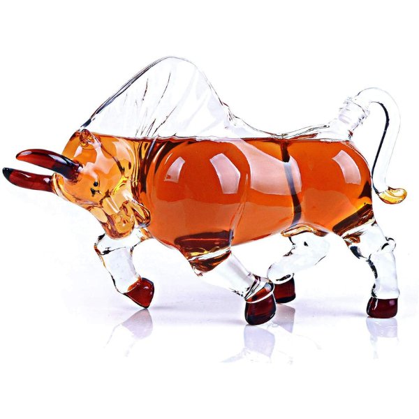 Charging Bull Liquor Decanter - Durham DistilleryCocktail GlasswareShop for Pickup