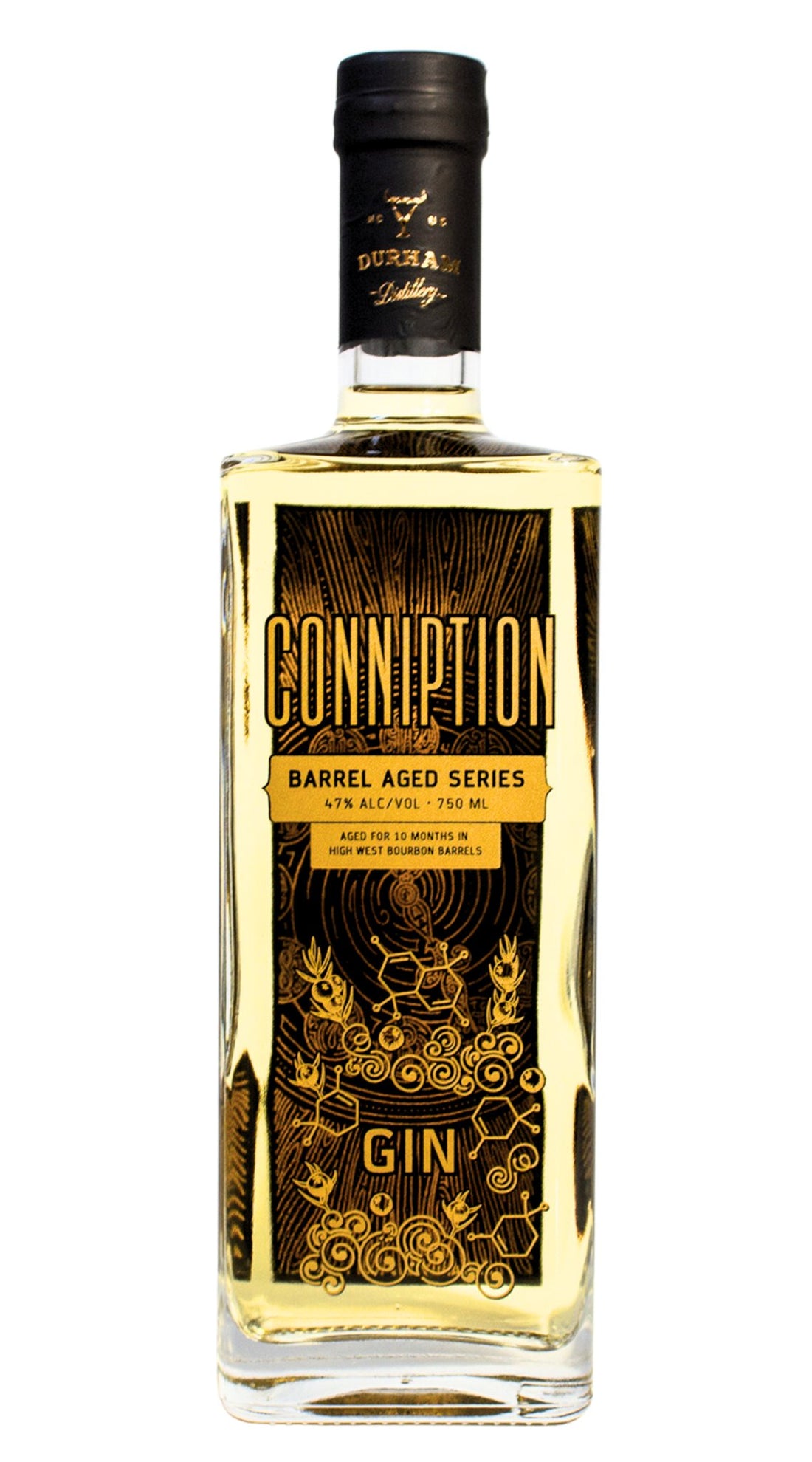 Conniption Barrel Aged Gin - Durham DistilleryAlcoholDurham Distillery