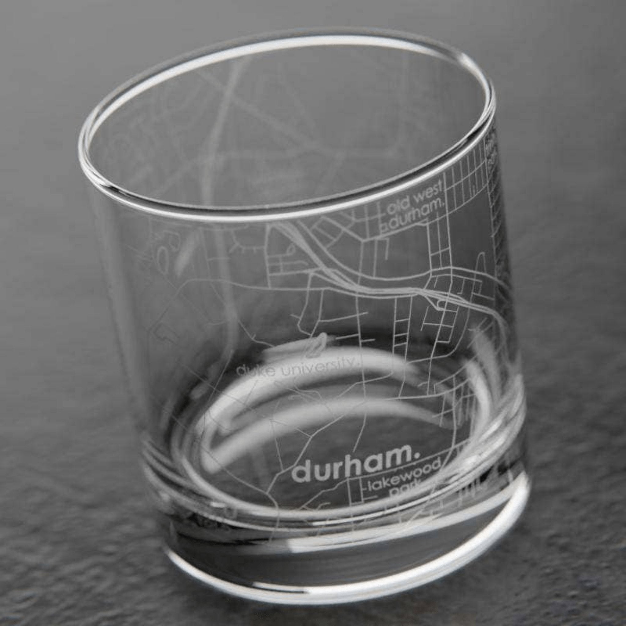 Durham Rocks Old Fashioned Glass - Durham DistilleryCocktail GlasswareShop for Pickup