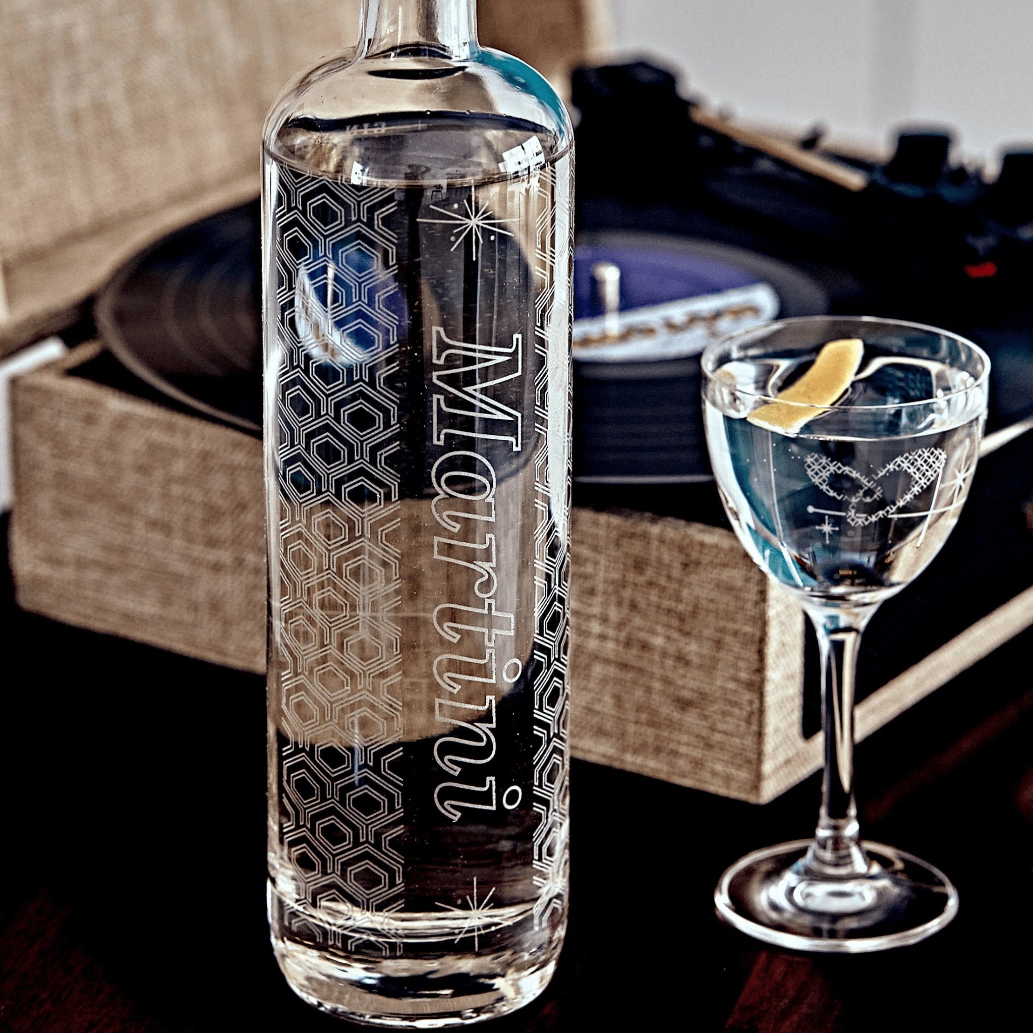 Martini Cocktail Decanter - Mid Century - Durham DistilleryCocktail GlasswareReclamation Etchworks
