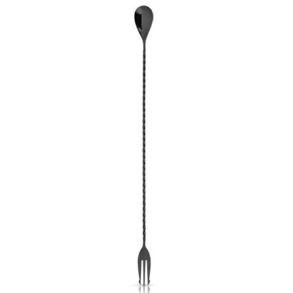 Viski Gunmetal Trident Bar Spoon - Durham DistilleryRetailViski