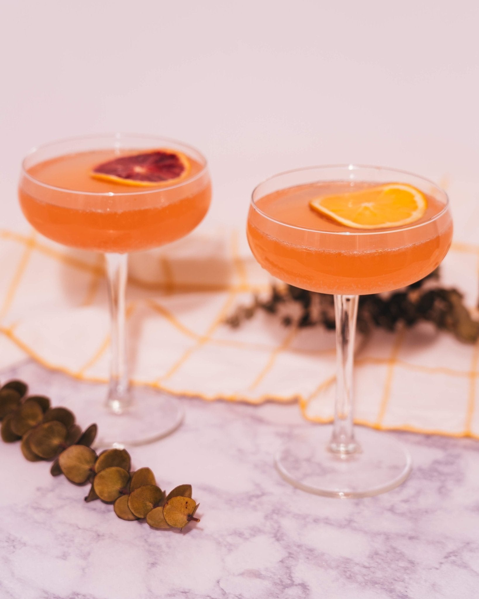Winter Citrus French 75 - Durham Distillery12 Days of CocktailsRecipes